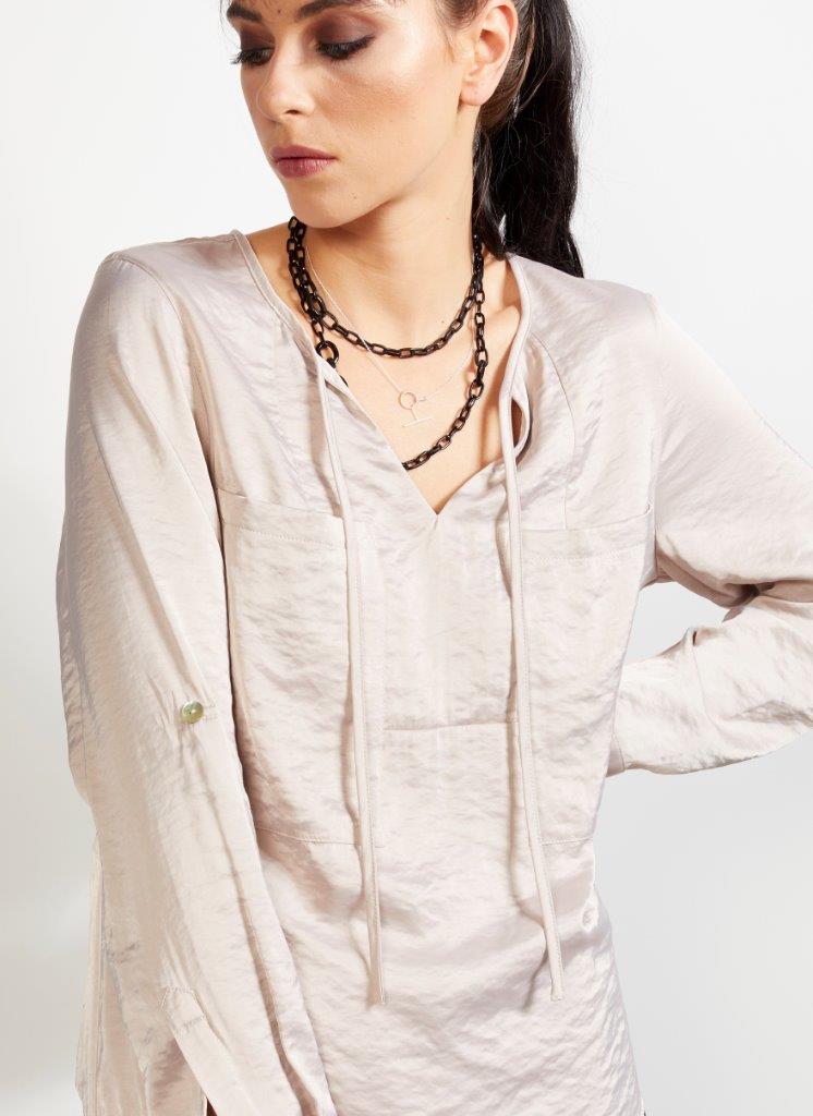 1155 - Morgan Blouse - Fawn