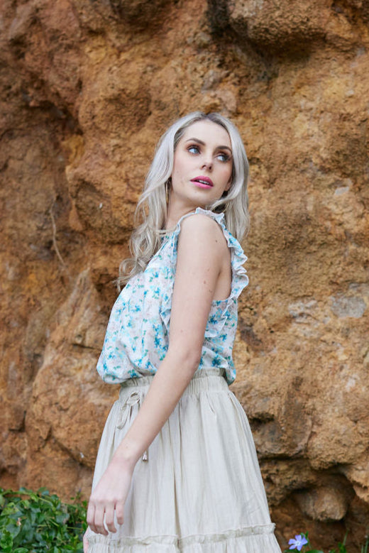 1170 - Valley Top - Blue Floral