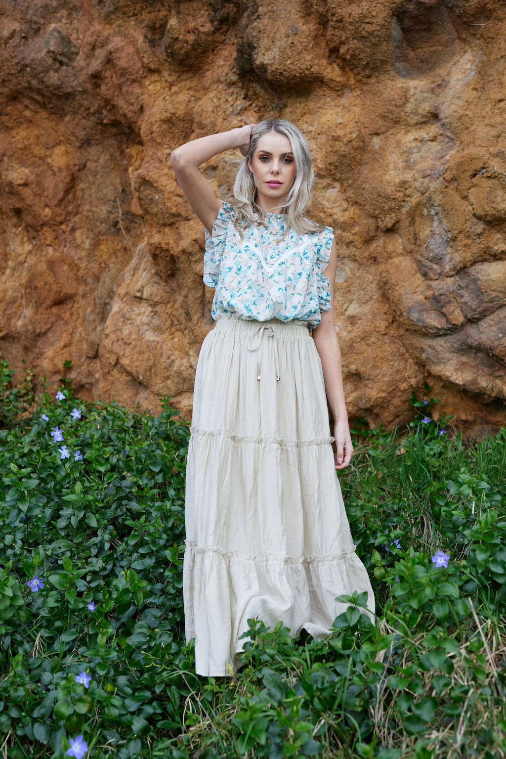 6042 - May Skirt - Oatmeal