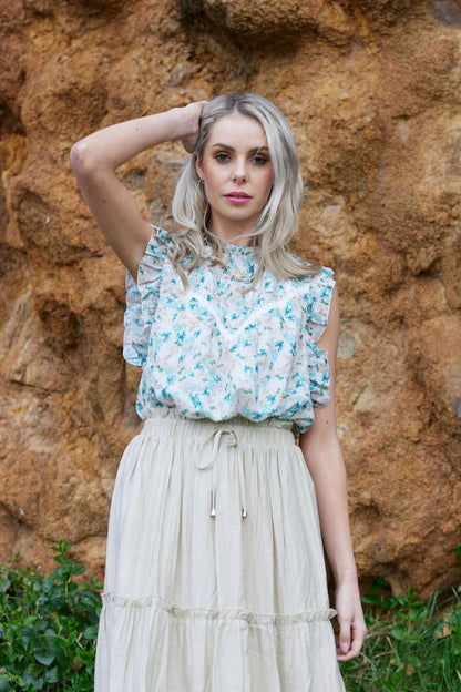 1170 - Valley Top - Blue Floral