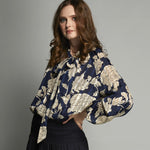1211 - Makers Blouse - Midnight Floral
