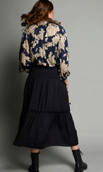 1211 - Makers Blouse - Midnight Floral