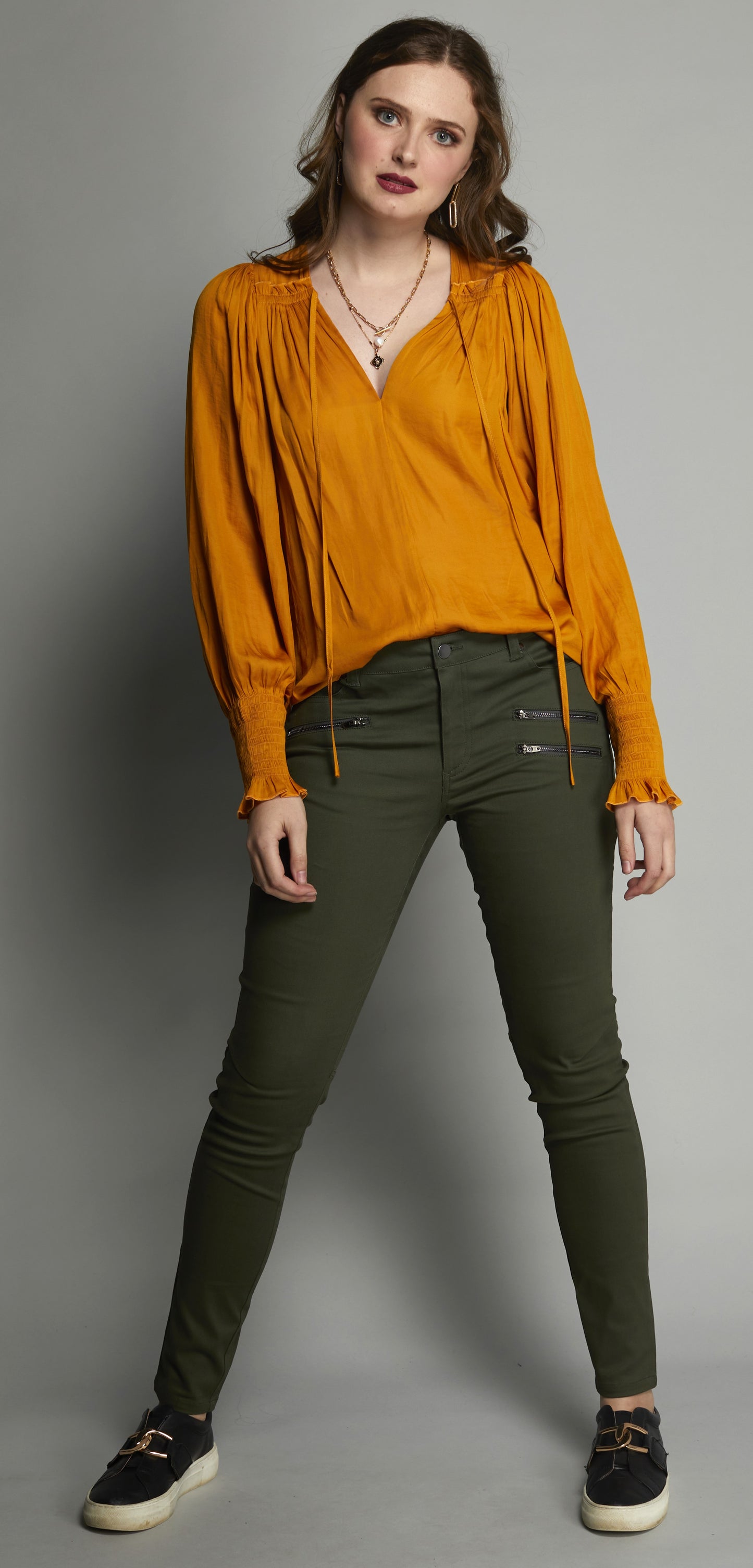 1214 - Newport Blouse - Gold