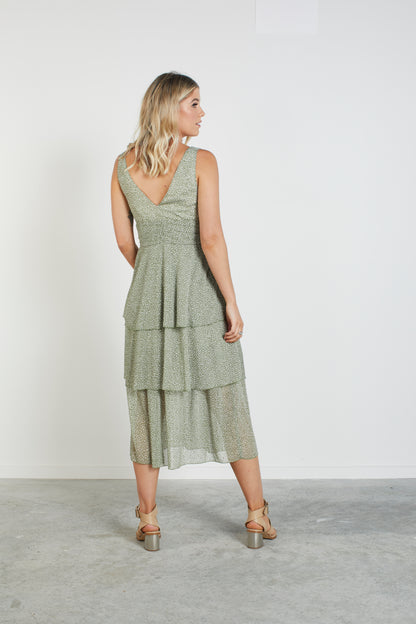 2022 - Margarita Dress - Moss Lurex