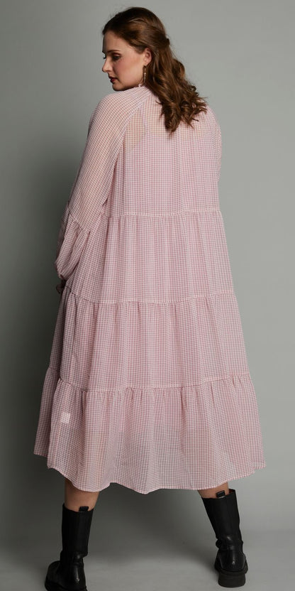 2080 -Wendy Dress - Heather Check