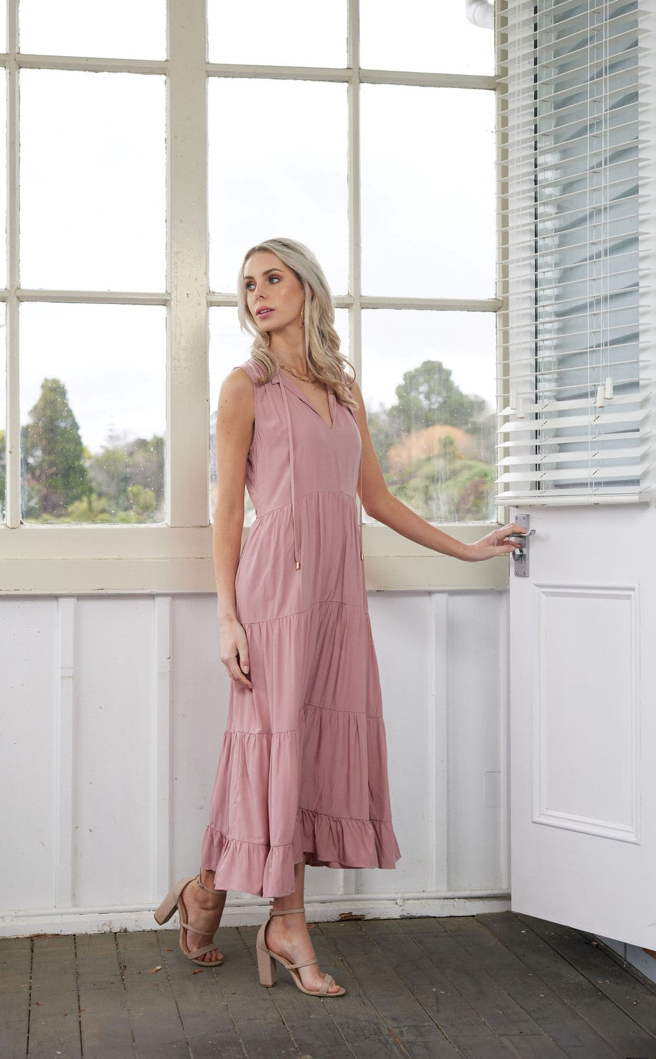 2082 - Sloane Dress - Blush Pink
