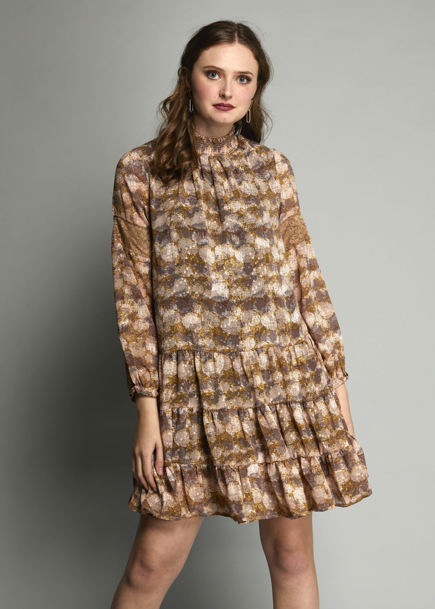 2122 - Hannah Dress - Marcel Print