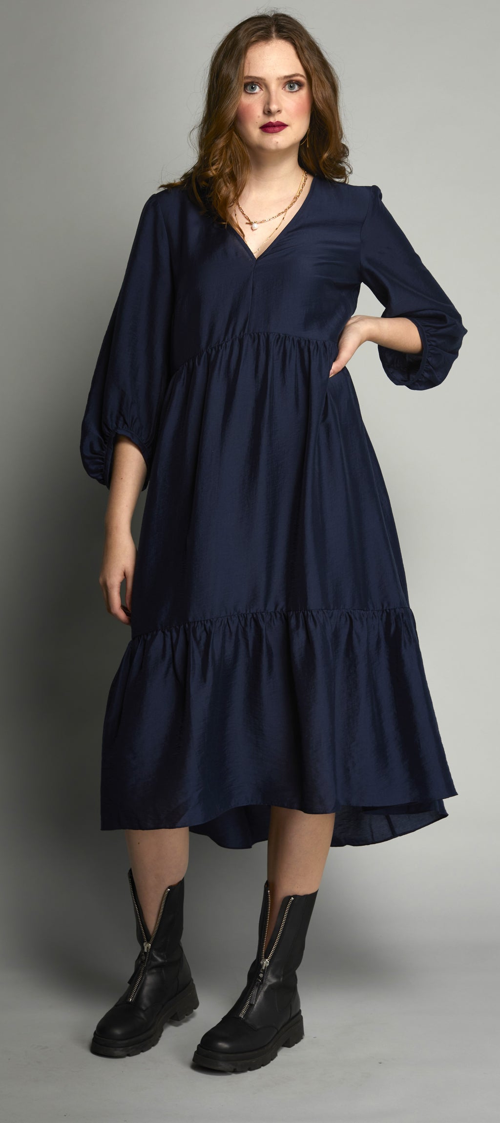 2125 - Carlo Dress - Navy