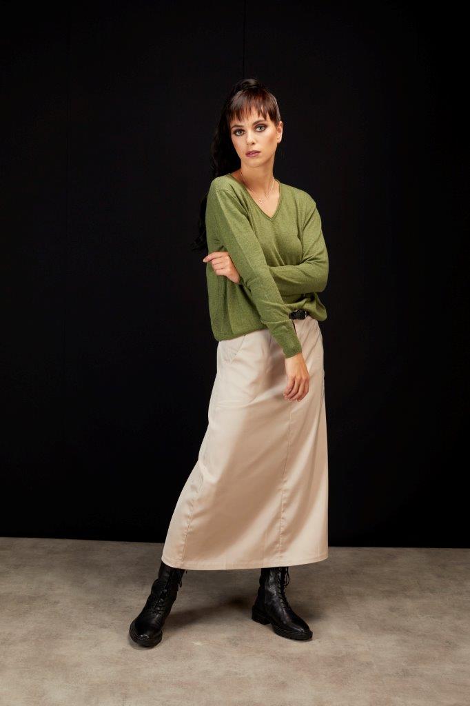 6030 - Mabel Skirt - Champagne