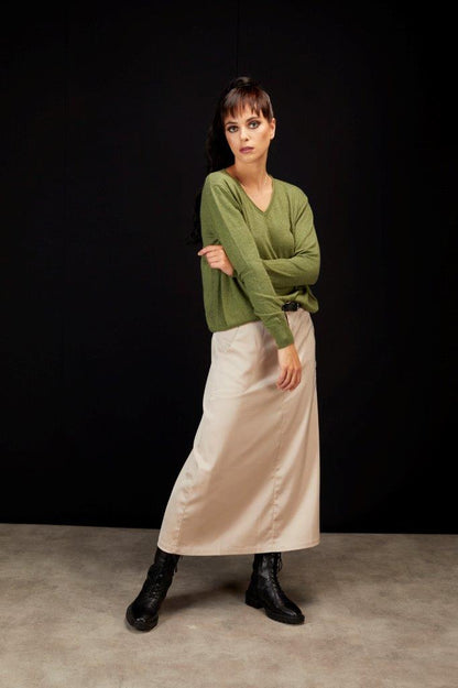 6030 - Mabel Skirt - Champagne