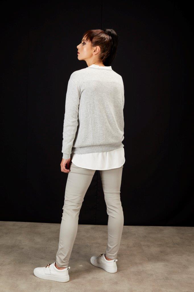 3015 - Weekend Sweater - Silver