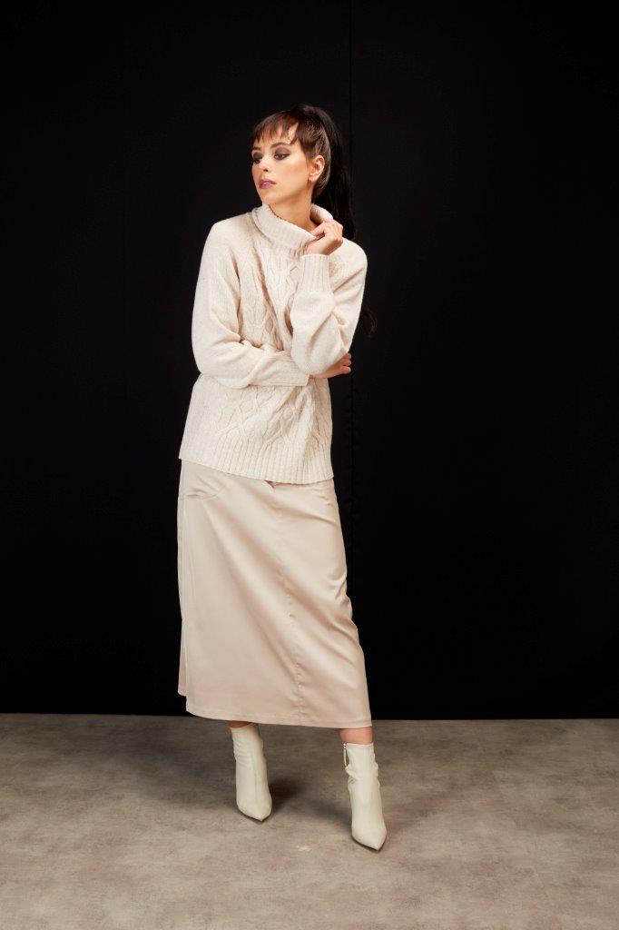 6030 - Mabel Skirt - Champagne