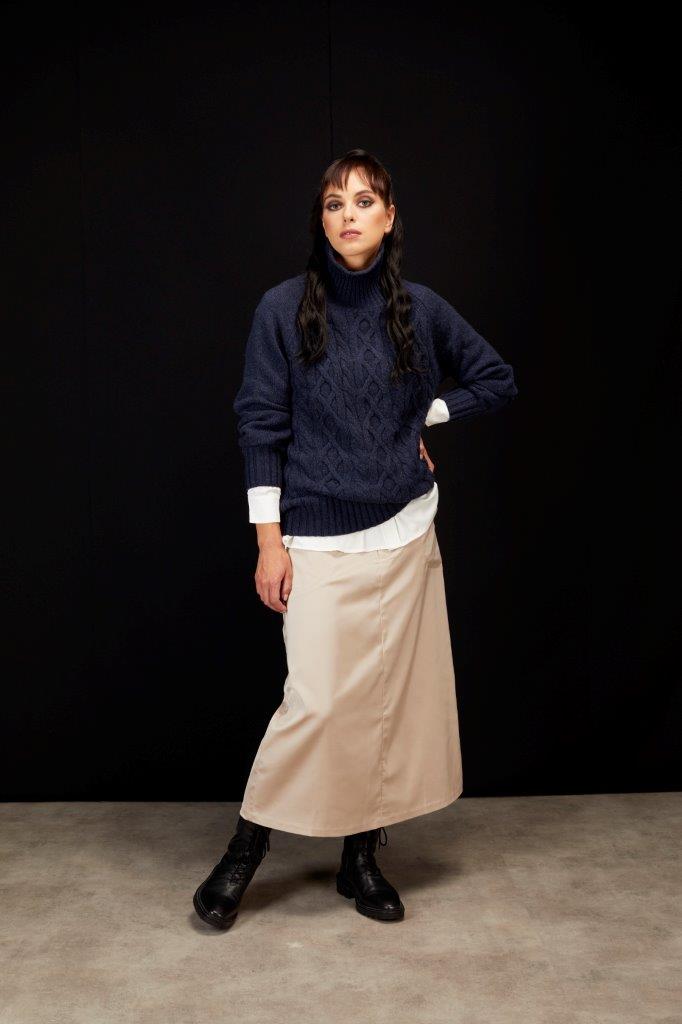 6030 - Mabel Skirt - Champagne