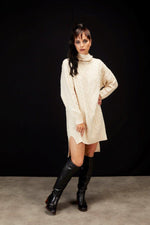 3036 - Elle Knit Dress - Ivory