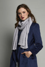 3046 - Softly Scarf - Silver Marle