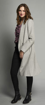 5009 - Wall Street Coat - Grey Marle