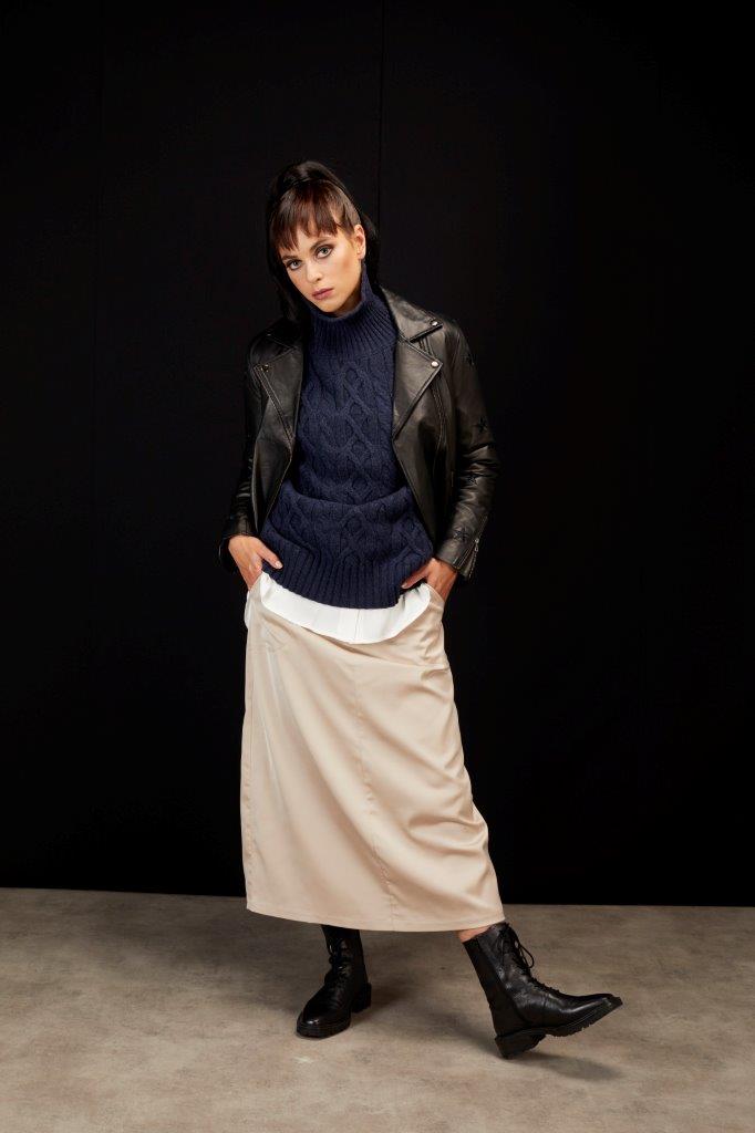 6030 - Mabel Skirt - Champagne