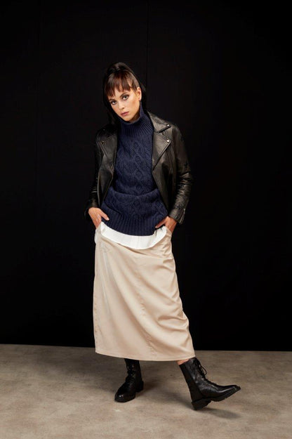 6030 - Mabel Skirt - Champagne