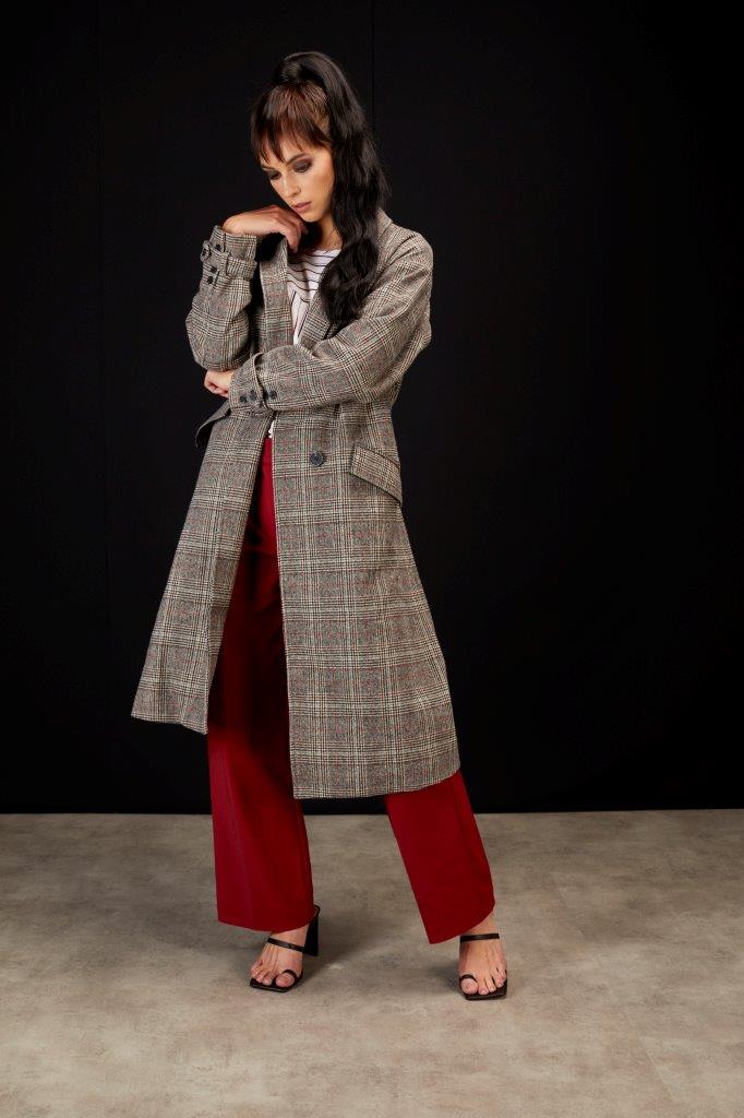 5027 - Lifestyle Coat - Black Check