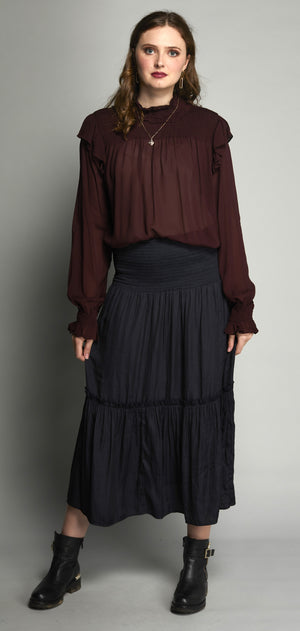 6024 - Lulu Skirt - Noir/Black