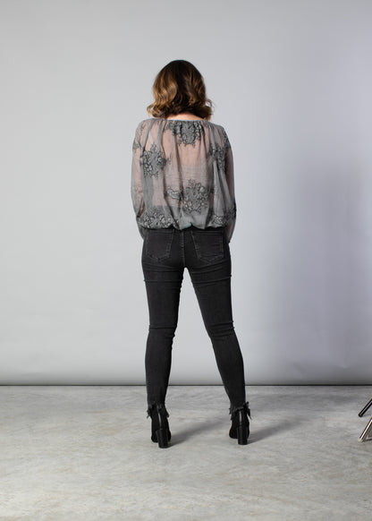 9013 - Raw Skinny Jean - Black Wash