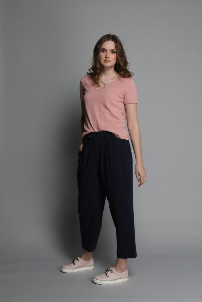 1181 - Linny Tee - Blush Pink LAST ONE SIZE 8